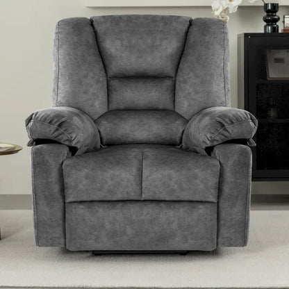 Oversized Velvet Power Lift Recliner with Massage, Heating, Pockets