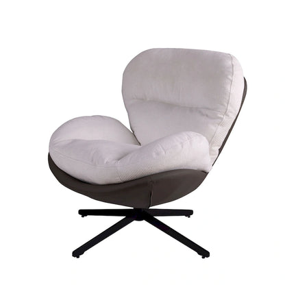 Swivel Accent Chair,Lounge Chair with Metal Base Frame,Comfy Single Leisure Sofa Chair Reading Chair with 360 Degree Swiveling