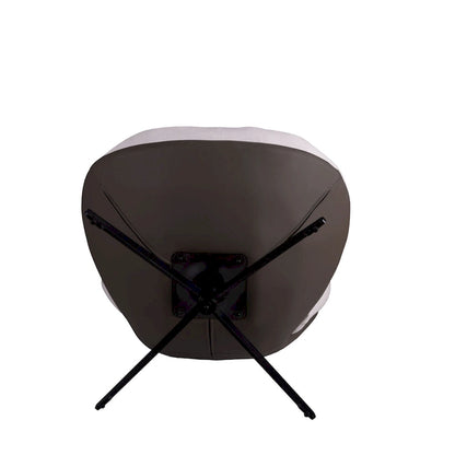 Swivel Accent Chair,Lounge Chair with Metal Base Frame,Comfy Single Leisure Sofa Chair Reading Chair with 360 Degree Swiveling