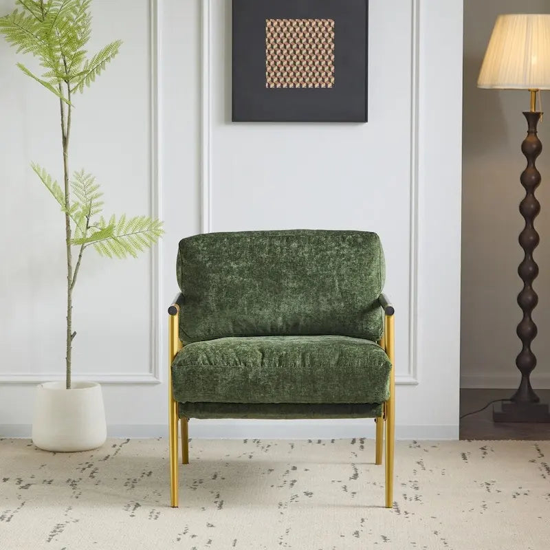 27.56 Modern Accent Chair with Plush Cushions
