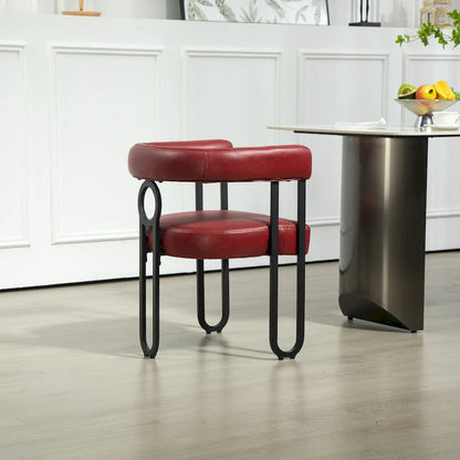 Modern PU Upholstered Accent Chair for LIving Room or Dining
