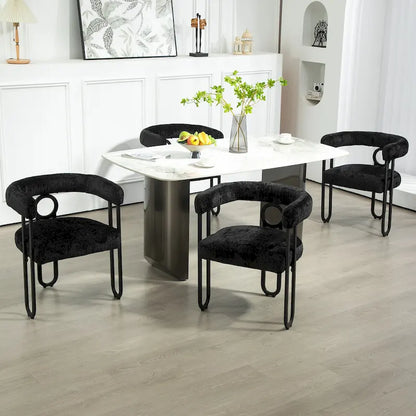 Modern PU Upholstered Accent Chair for LIving Room or Dining