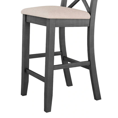 3-Piece Farmhouse Dining Set with Rectangular Table & 2 Chairs