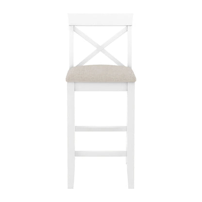 3-Piece Farmhouse Dining Set with Rectangular Table & 2 Chairs