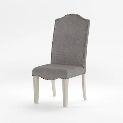 Sope Antique Grey Fabric Dining Chairs (Set of 2) by Furniture of America