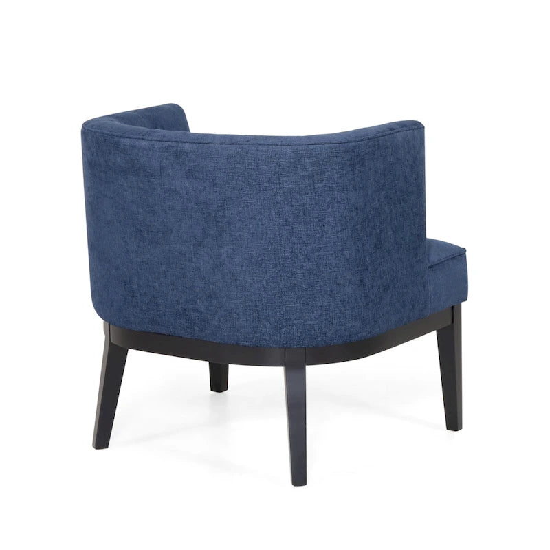 Clough Fabric or Faux Leather Tufted Accent Chair by Christopher Knight Home