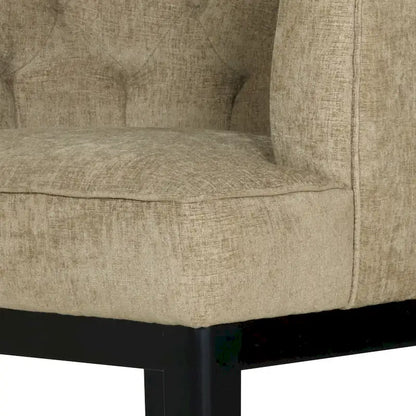 Clough Fabric or Faux Leather Tufted Accent Chair by Christopher Knight Home