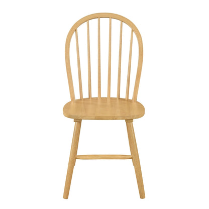 Declan Farmhouse High Back Spindle Dining Chairs (Set of 2) by Christopher Knight Home - 36H