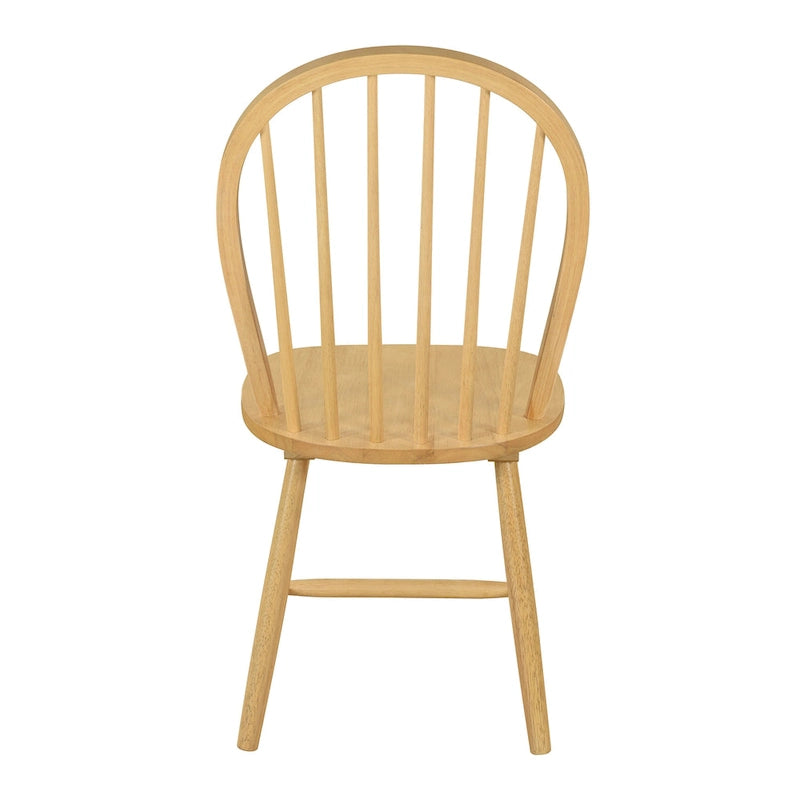 Declan Farmhouse High Back Spindle Dining Chairs (Set of 2) by Christopher Knight Home - 36H