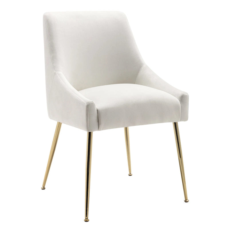 Arcadia Contemporary Velvet Upholstered Accent Chair (Set of 2)