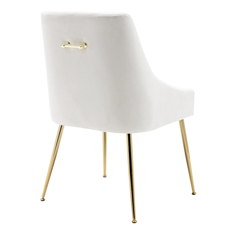 Arcadia Contemporary Velvet Upholstered Accent Chair (Set of 2)