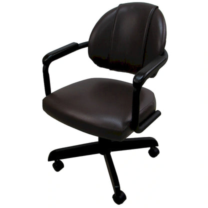 Swivel Tilt Kitchen Caster Chair with Wheels M-79 - 18 inch Seat