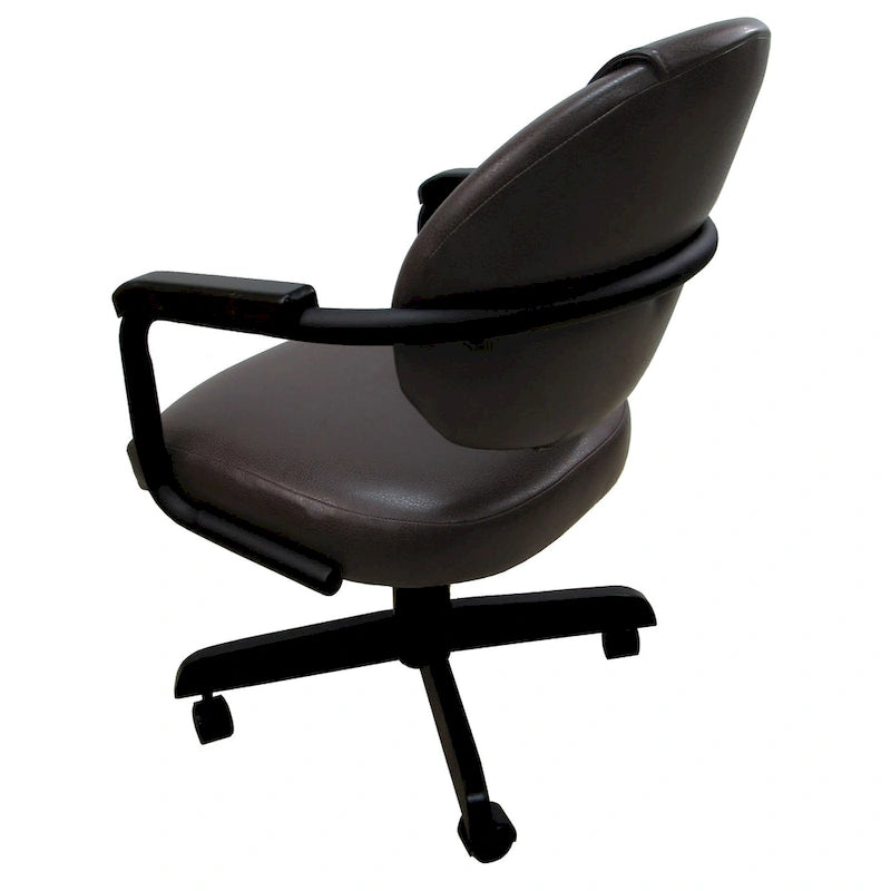 Swivel Tilt Kitchen Caster Chair with Wheels M-79 - 18 inch Seat