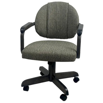 Swivel Tilt Kitchen Caster Chair with Wheels M-79 - 18 inch Seat