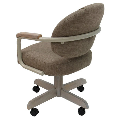 Swivel Tilt Kitchen Caster Chair with Wheels M-79 - 18 inch Seat