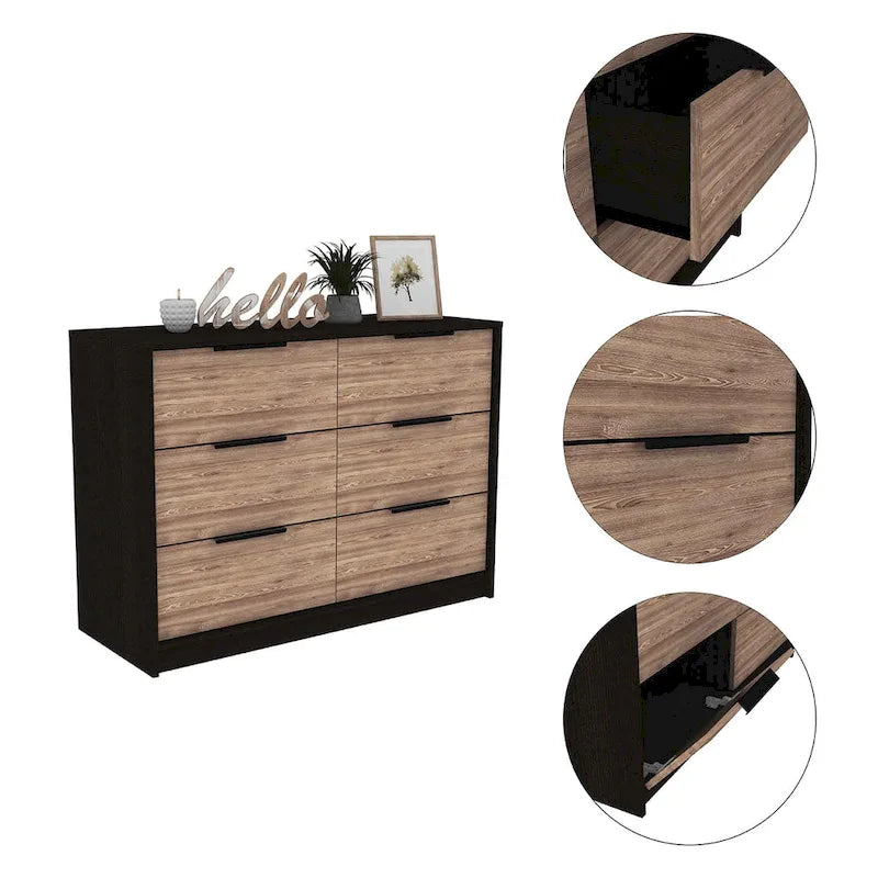 FM Furniture Marion Slide And Pull Dresser, Four Drawers