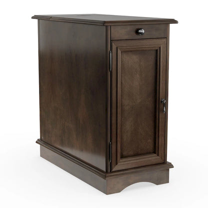Terra Transitional 12-inch Wood Multi-storage Side Table by Furniture of America