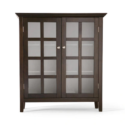 WYNDENHALL Normandy 39-in. Solid Wood Storage Cabinet - 39w x 17d x 42.2h
