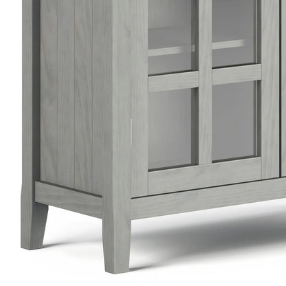 WYNDENHALL Normandy 39-in. Solid Wood Storage Cabinet - 39w x 17d x 42.2h