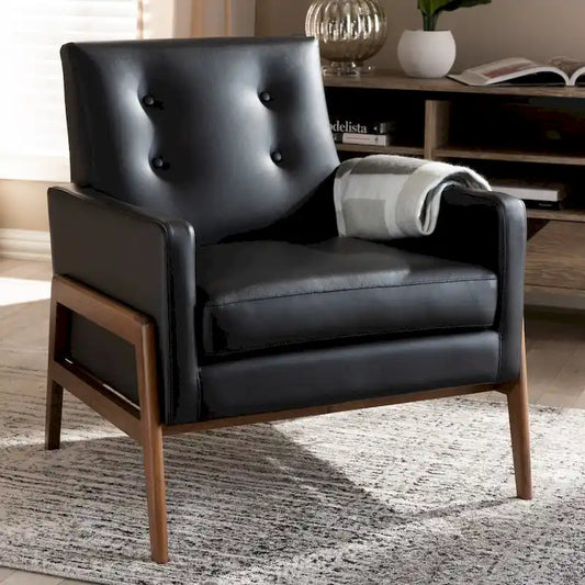 Mid-Century Lounge Chair by Baxton Studio