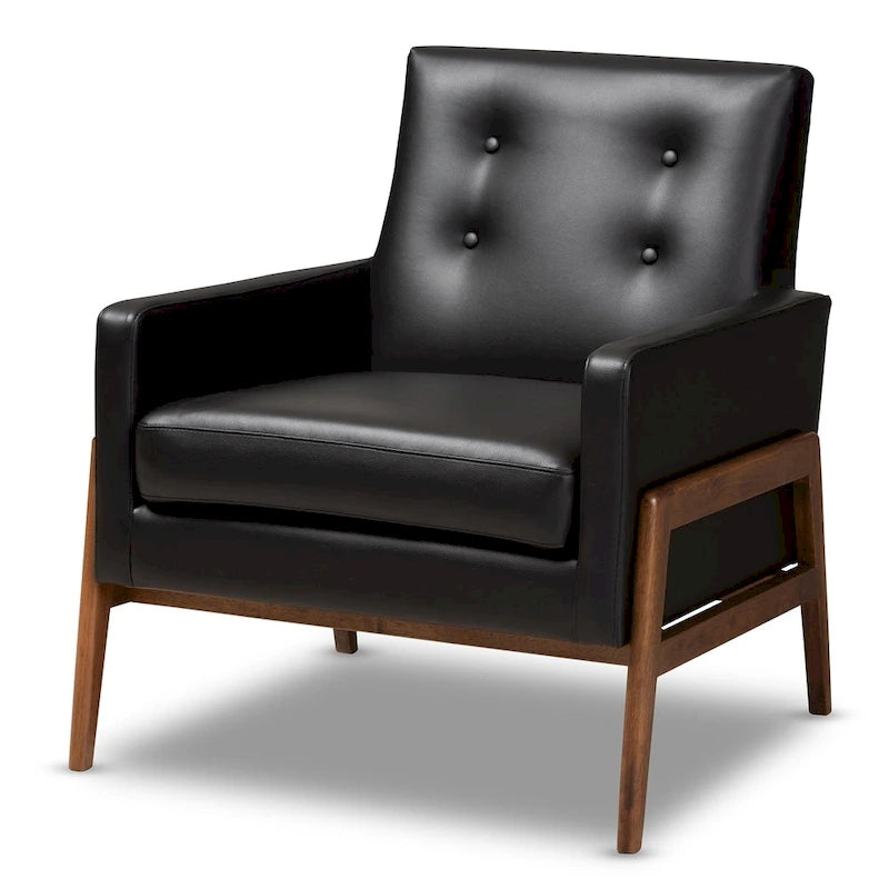 Mid-Century Lounge Chair by Baxton Studio