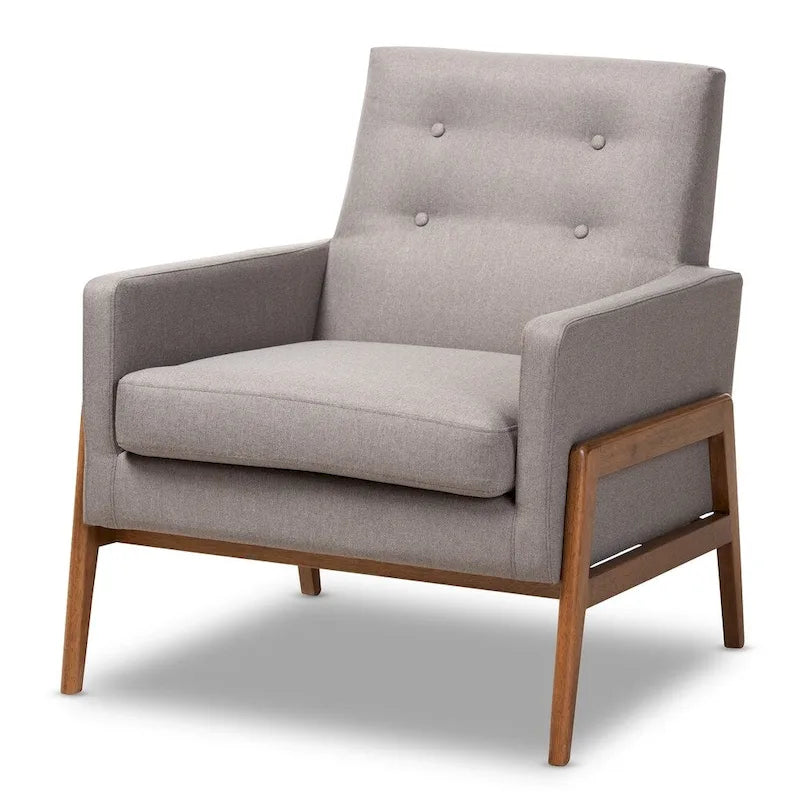 Mid-Century Lounge Chair by Baxton Studio