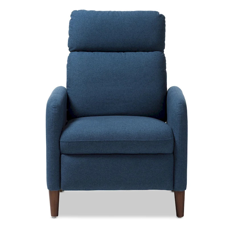 Mid-century Fabric Recliner by Baxton Studio