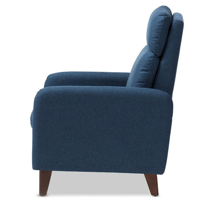Mid-century Fabric Recliner by Baxton Studio