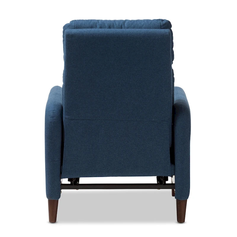 Mid-century Fabric Recliner by Baxton Studio