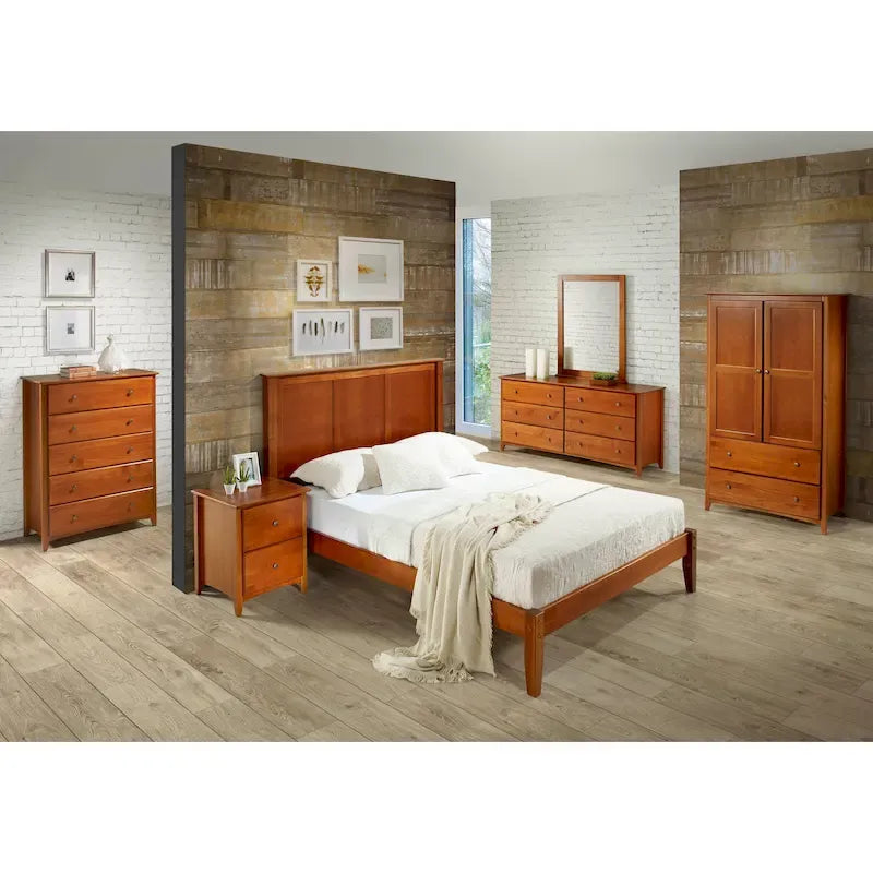 Shaker Style Panel Platform Bed