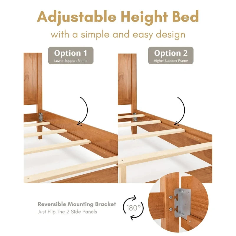 Shaker Style Panel Platform Bed
