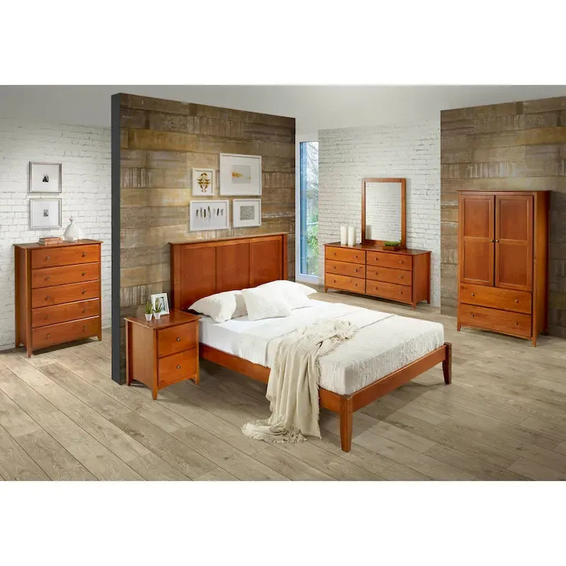 Shaker Style Panel Platform Bed