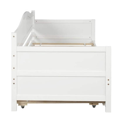Twin Wooden Daybed with 2 drawers / Trundle Bed, Sofa Bed for Bedroom Living Room,No Box Spring Needed