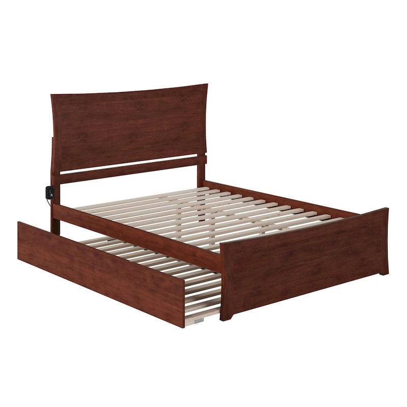 AFI Metro Platform Bed with Matching Footboard & Trundle