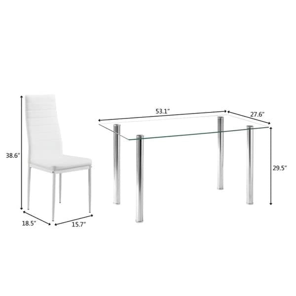 Silver Orchid Millner 7-piece Dining Set