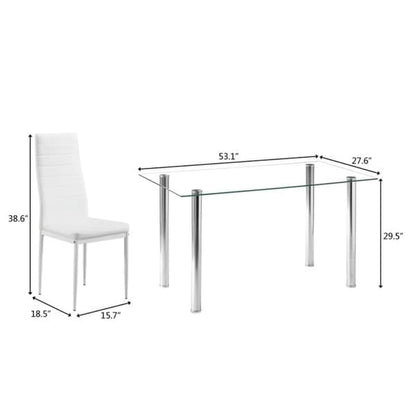 Silver Orchid Millner 7-piece Dining Set