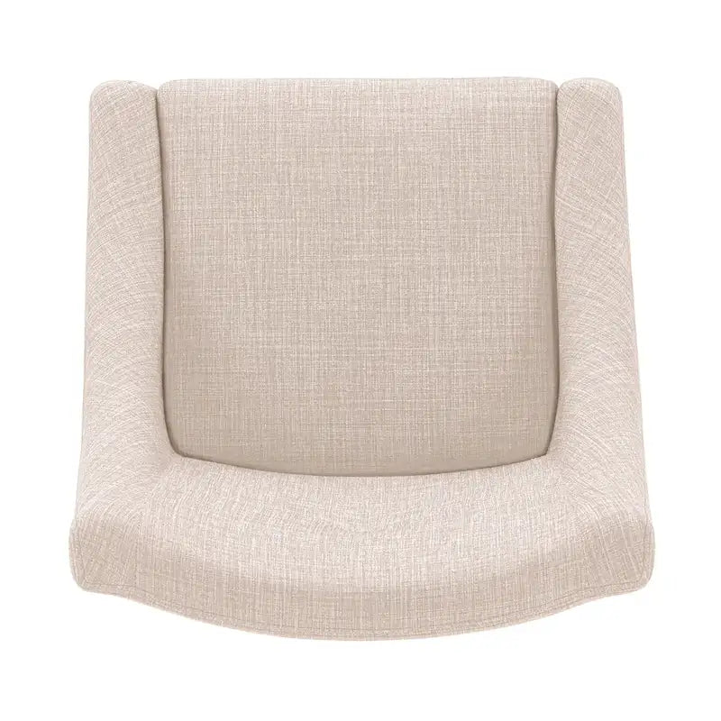 Voyager Button Tufted Slope Arm Linen Dining Chair (Set of 2) by iNSPIRE Q Artisan