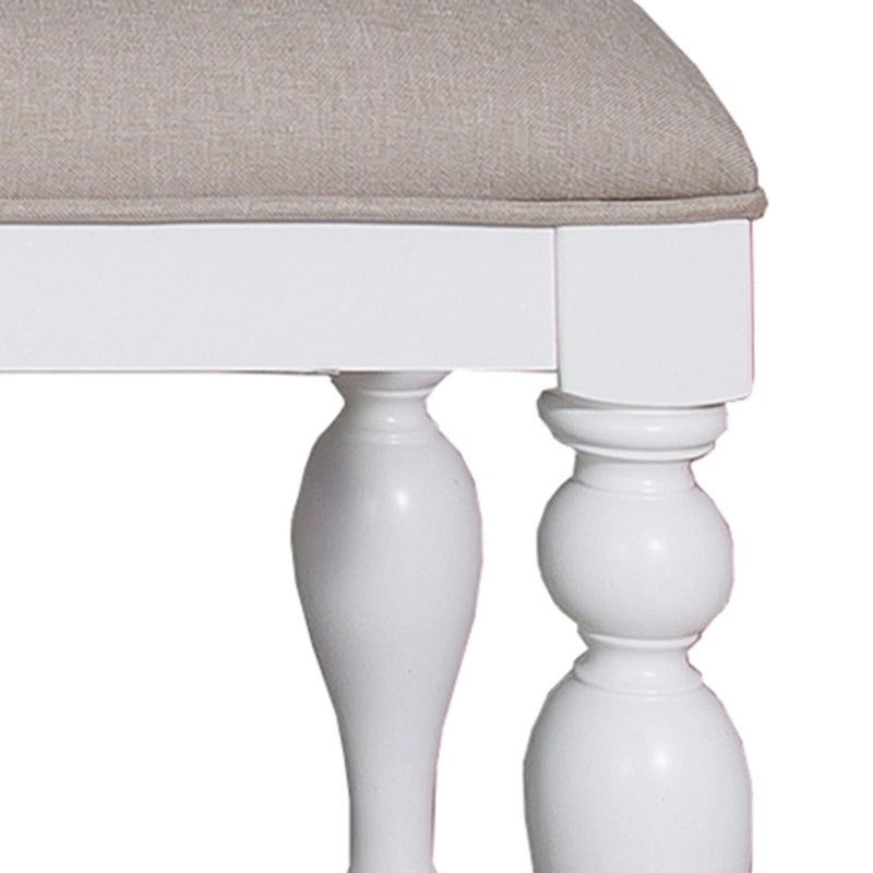 Summer House Oyster White 6 Piece Rectangular Table Set