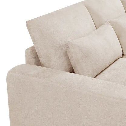 Merax Convertible Sofa Couch with Reversible Chaise