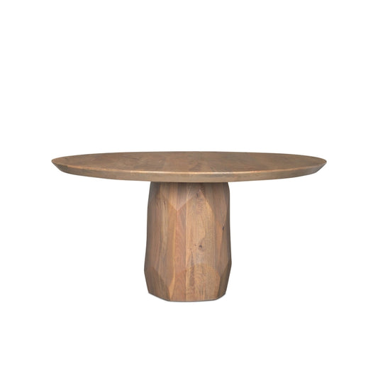 Fitzgerald 60 Light Brown Wood Dining Table - 60.0L x 60.0W x 30.0H
