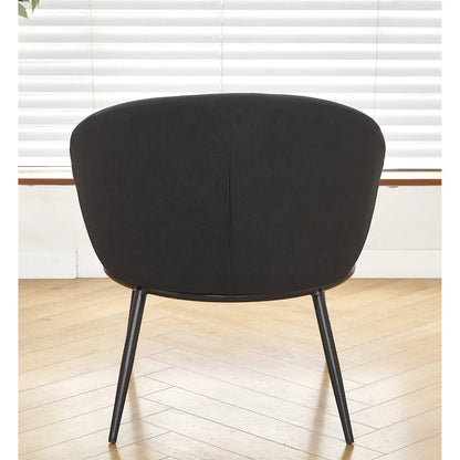 Mid Century Velvet Upholstered Living Room Accent Chair