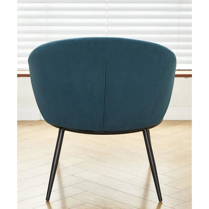 Mid Century Velvet Upholstered Living Room Accent Chair