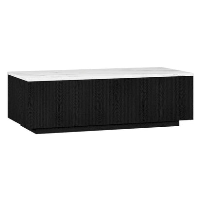 Reyes 48 Wide Rectangular Coffee Table with Faux Marble Top - 47.5 Wide
