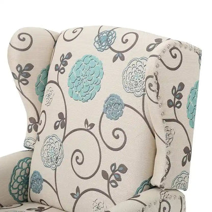 Traditional Fabric Recliner Chairs with Studded Border by Christopher Knight Home