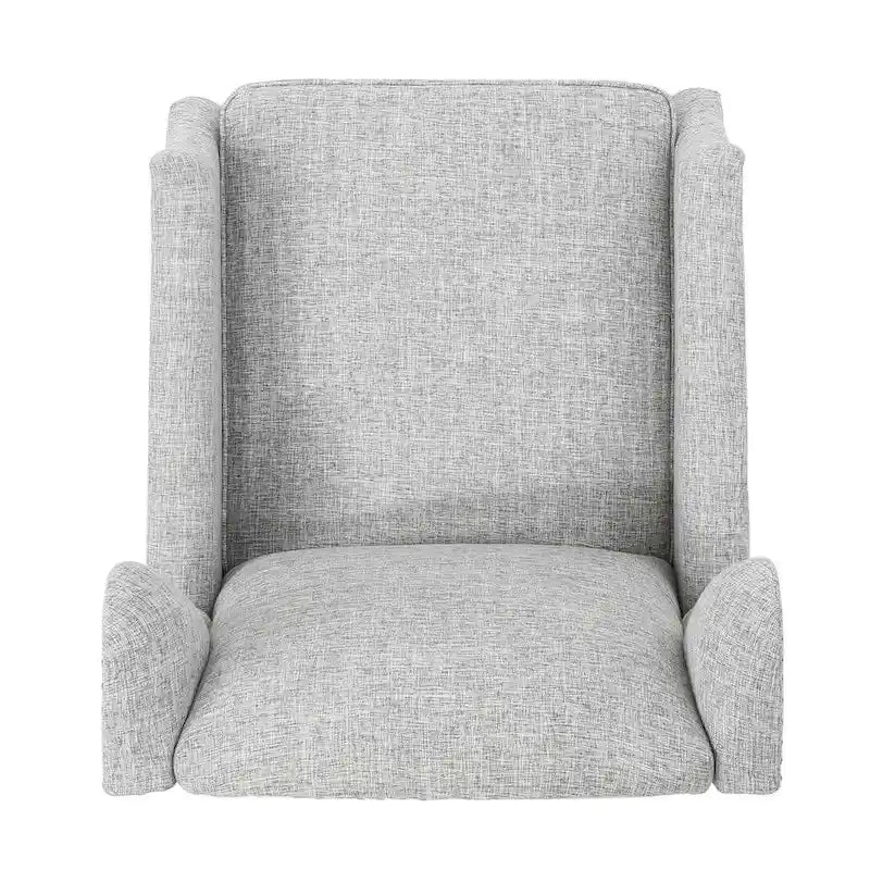 Traditional Fabric Recliner Chairs with Studded Border by Christopher Knight Home