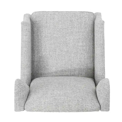 Traditional Fabric Recliner Chairs with Studded Border by Christopher Knight Home