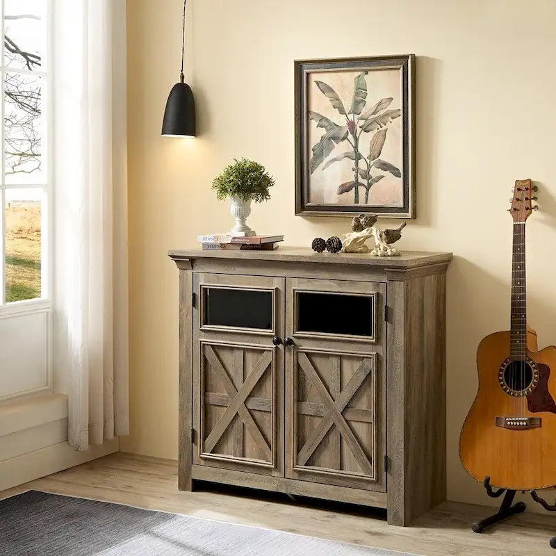 Large Buffet Sideboard Cabinet Bar Wine Cabinet