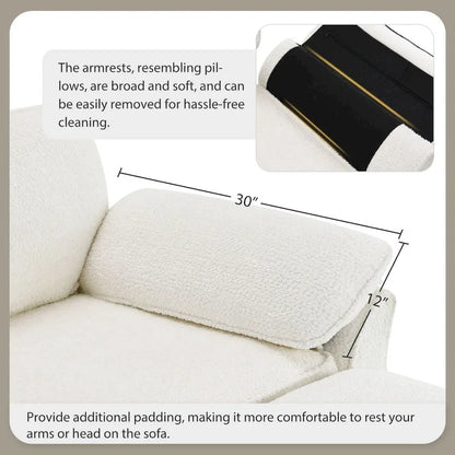 Combination Modular Convertible Sectional Sofa with Ottoman