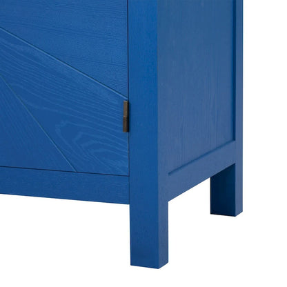 Ash Veneer 60 Sideboard Cabinet with Adjustable Shelves