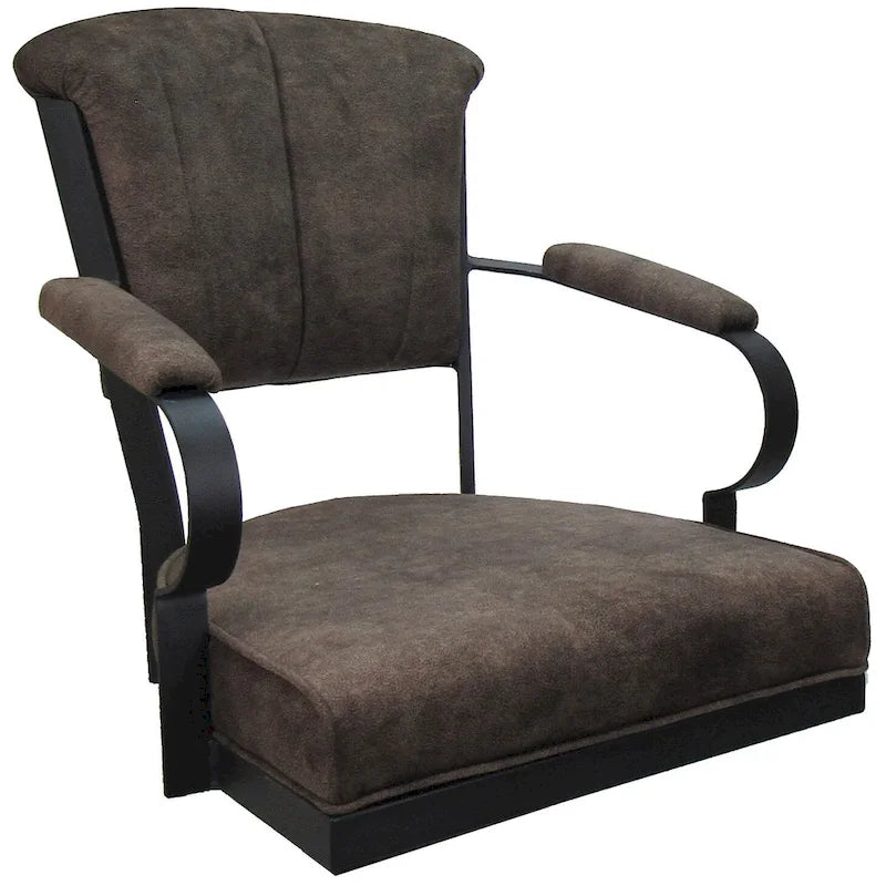 Miami Swivel Metal Caster Chair on Reading Base - 18 High Seat
